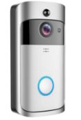 1080p WiFi Doorbell Camera, Motion Detection, 2-Way Talk, IR Night Vision, Weatherproof