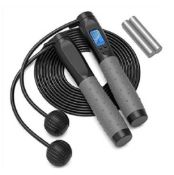 Pretty See Jump Rope, Counting Skipping Rope With Calorie Counter, Cordless Or Corded RRP Â£20.99