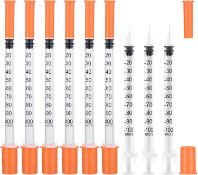 15 x Packs of 10 - 1ml 31G 6mm Insolin Syringes Total RRP Â£134.50 L30b