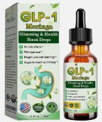 10 x GLP-1 Moringa Slimming Health Boost Drops Liquid 30ml L8b
