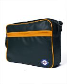 Lambretta Retro Flight Bag Black/Mustard RRP Â£40.00