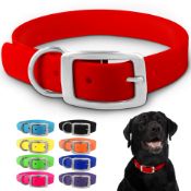 15 x Red Waterproof Dog Collar Total RRP £312.30 Lb43