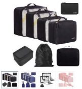 2 x 8 piece Packing Cubes For Suitcase Set. Lb28
