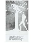 Elizabeth Frink - The Merchant's Tale. Etching From Chaucer's Canterbury Tales. 1972