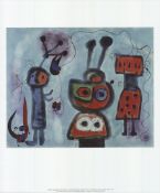 Jean Miro 'Bird With A Calm Look, It's Wings In Flames'