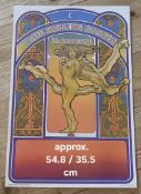 Bundle of Five (5) Rolling Stones In Concert poster.