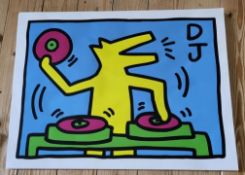 After Keith Haring 'DJ'
