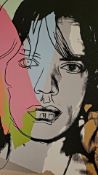 Andy Warhol 'Mick Jagger' Screenprint From Seabird Edition FS.11-140 1975