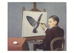 Rene Magritte 'La Clairvoyance' 2005