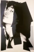 Andy Warhol 'Mick Jagger' Screenprint From Seabird Ediition FS.11-44 1975