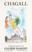 Marc Chagall 'Dans Le Ciel Del'Opera' (Opera Blue) 1981.