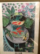 Henri Matisse 'Goldfish Bowl' Framed Offset Litho Print