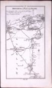 Ireland 245 Years -Old Antique Road Map Drogheda By Naul Via Duleek-42