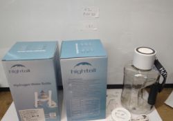 Job lot of 2 Hightall Hydrogen water bottles. EST Â£30 - R2-BOX 80