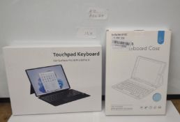 Job lot of Touchpad keyboard and Ipad 10th geb keyboard case. EST Â£40 R2-BOX 79