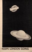 Man Ray (b 1890 1976) 'Keeps London Going' Rayograph, Transport For London, Lithograph, 1999