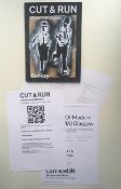 Banksy (b.1974) Authorised 'Cut & Run' Posters 2, Exhibition Book Form Glasgow Exhibition, 2023