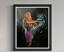 œThe Violinistœ Oil Painting