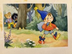 NODDY Original Artwork P19 Ex Sotheby's x Enid Blyton Ltd Unique