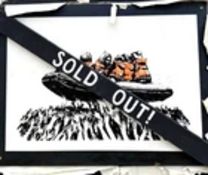 Banksy (b1974) Glastonbury Sold Out 'No 9 Screen Print “ Migrant Boat' With Provenance 2025