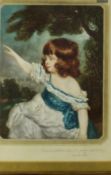 Francis George Hare, Framed Engraved Print, Signed In Pencil