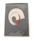 Patrick Hughes Designers Saturday Poster 1983