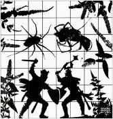 Gilbert & George (b 1943 & 42) 'Deatho Knocko' High-Quality GiclÃ©e Reproduction Custom Print, 2