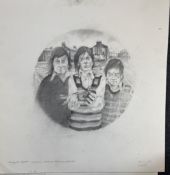 David Carpanini b1946 Original Drawing For Royal Academy Exhibited 1978 Picture Free Post In UK