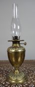 Antique Brass Oil Lamp by Wright & Butler, Birmingham – “The Union Burner”