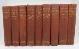 Books George Grote – A History of Greece 9 volumes, 1869, John Murray