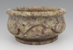Carved Marble Bowl
