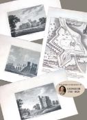 Job Lot Berkshire Francis Grose Antique 230+ Years Old Copper Engravings.