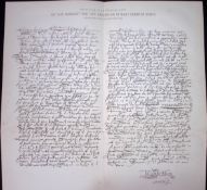 Mary Queen of Scots Execution Warrant Antique 152 Years-Old Large Print-32