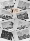 Job Lot Hampshire Francis Grose Antique 230+ Years Old Copper Engravings-1.
