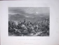 Battle of Drumclog Scotland Antique 152 Years-Old Engraving-27