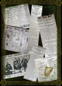 Ireland Peace Treaty Michael Collins Signed Agreement Rare Complete 1921 Newspaper