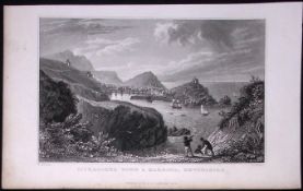 Ilfracombe Town & Harbour Devonshire Antique 193 Years-Old Steel-Engraving-7
