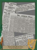 Ireland 1920 Bloody Sunday Michael Collins Croke Park Massacre Black & Tans Rare Newspaper