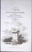 Lancaster Lancashire Roman Altar Antique 218 Years-Old Steel-Engraving-3