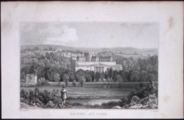 Cork Prison Ireland 194 Years Old Antique Steel Engraving-9