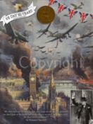 London Blitz VE Day 80th Anniversary Designed Metal Art Coin Display