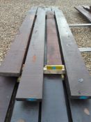 4x Hardwood Dry Sawn Timber African Sapele Boards / Planks