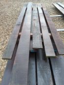 5x Hardwood Dry Sawn Timber African Sapele Boards / Planks