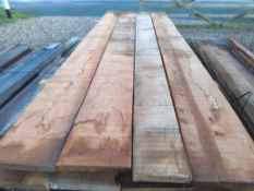 4x Hardwood Dry Sawn Timber African Sapele Boards / Planks