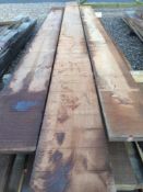 3x Hardwood Dry Sawn Timber African Sapele Boards / Planks