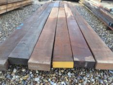 6x Hardwood Dry Sawn Timber African Sapele Boards / Planks