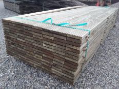 100x Softwood Treated Mixed Larch / Douglas Fir Decking Boards / Planks
