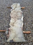 Hardwood Seasoned Sawn Pippy Waney Edge / Live Edge Oak Slab / Table Top