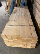 Large Pack of 77 Lengths of C16 Kiln Dried 47mm x 125mm @2.4m