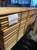 Huge Pallet of 196 Lengths of Plain Overlap Cladding 22mm x 150mm @2.4m